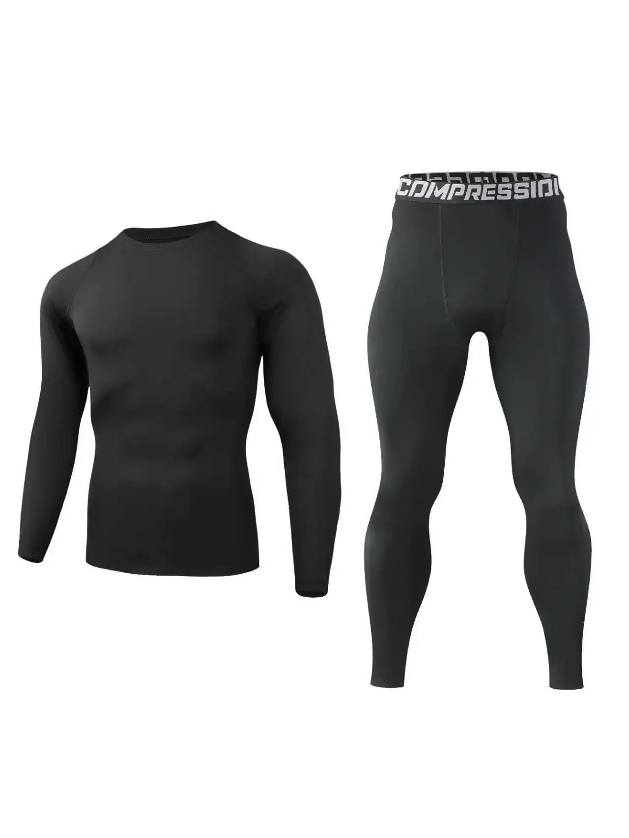 

Tights training suit, long sleeve basketball suit quick dry men's and women's soccer suit for autumn and winter