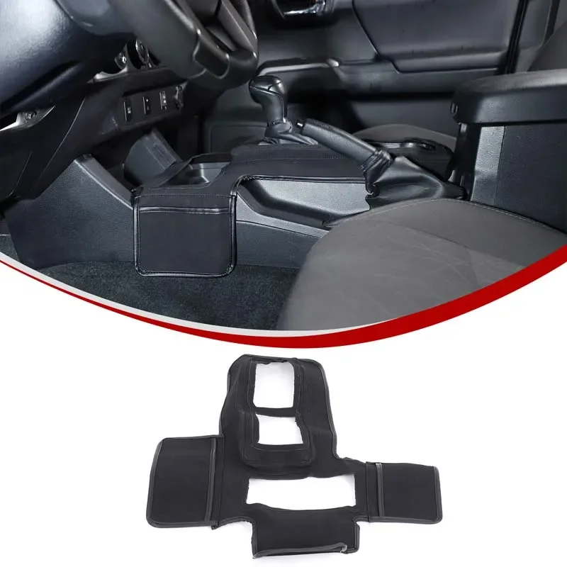 For Toyota Tacoma 2016-2022 Black Car styling Car central control protective cover decoration sticker Car interior accessories