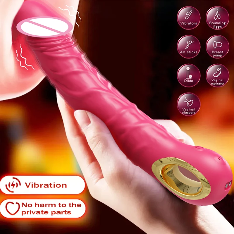 Dildo Vibrator for Women G Spot Penetration Vagina Massager Vibrating Clitoris Stimulator Female Sex Toys Adult Supplies 18+