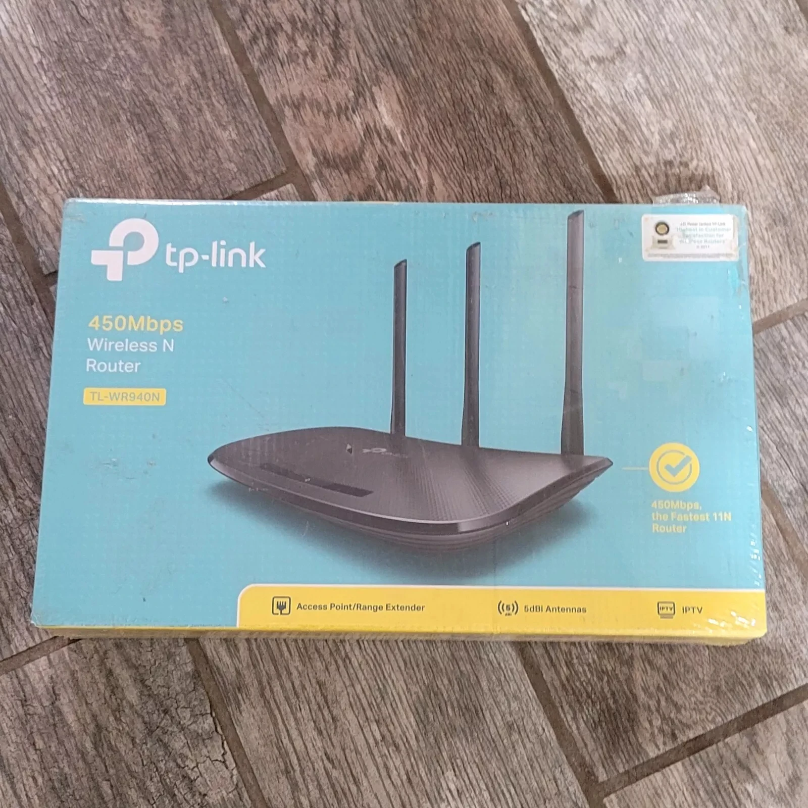 Imagem -02 - Tp-link-roteador Wireless n com Antenas 450mbps Modem Wi-fi Versão em Inglês Tl-wr940n