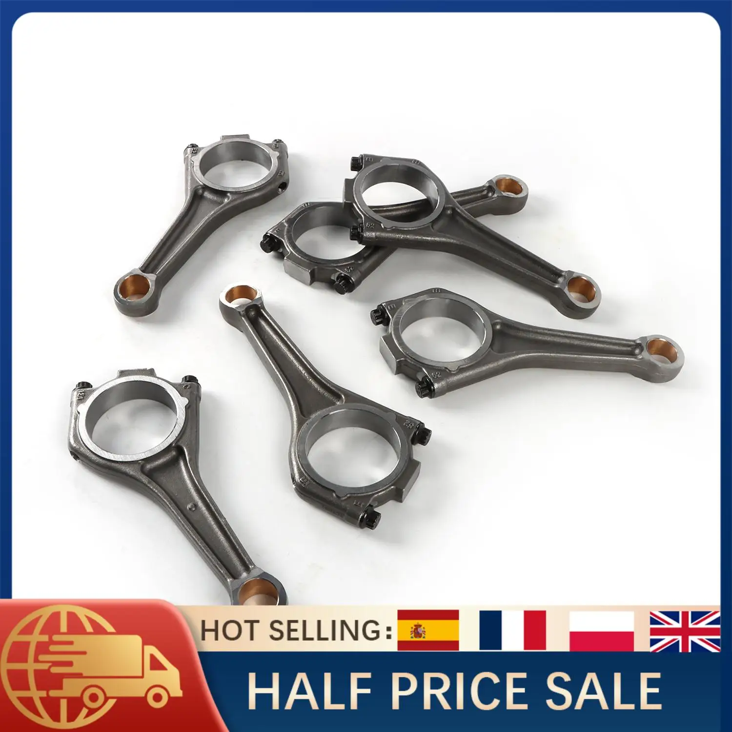 

Набор шатунов двигателя из 6 шт. для Jaguar F-Pace XF XJ F-Type и Land Rover Range Rover Discovery 3.0L AJ126 V6