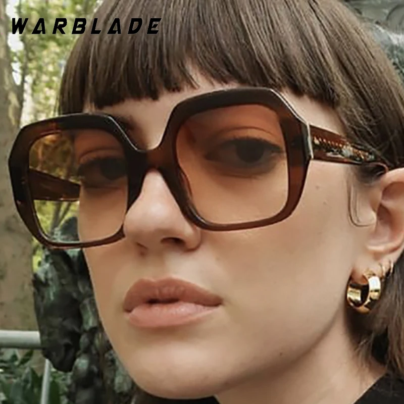 

Retro Large Frame Square Women's Sunglasses Luxury Designer Brand Men Sunglass Outdoor Driving Hiking Shade Eyewear Unisex UV400