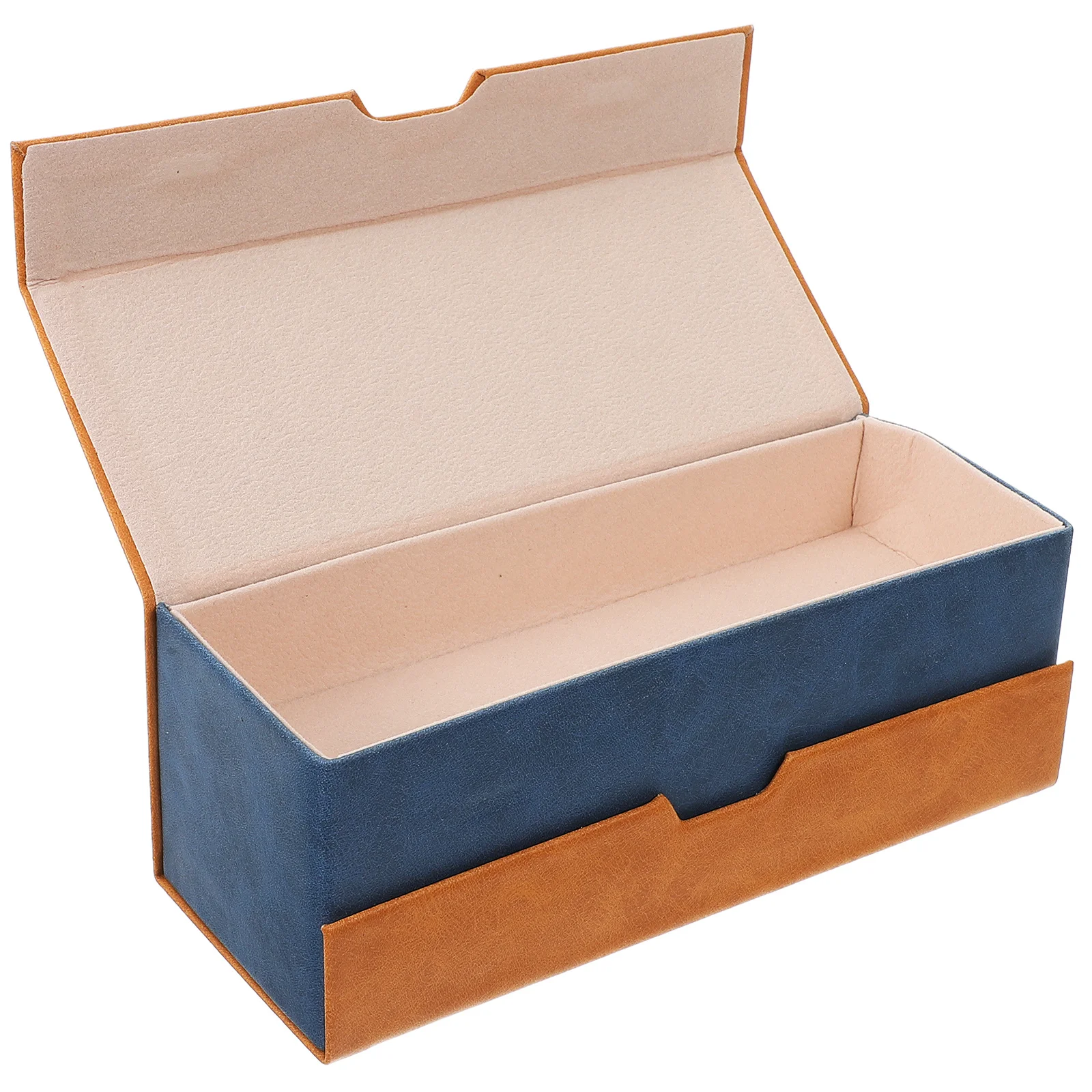 

1pc Eyeglasses Case Double Layer Portable Storage Holder For Sunglasses Eyewear Practical Protector Travel Friendly