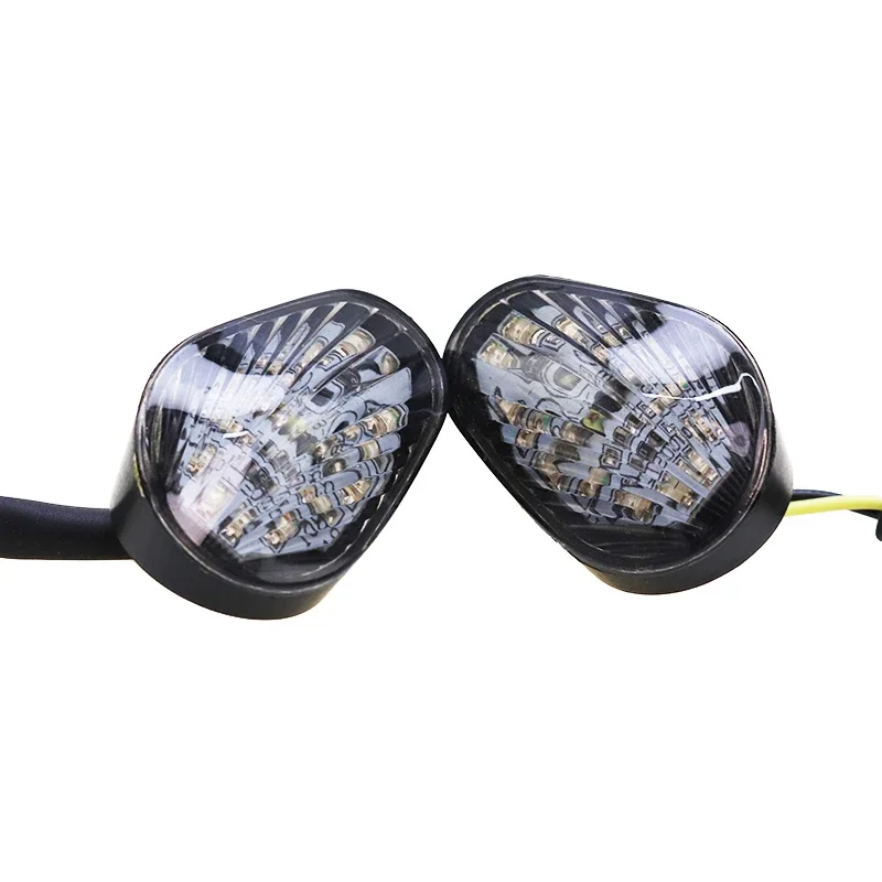 Pair YAM LED Flush Mount Turn Signals Light YZF R6 R1 2008 2007 2006 2005 2004 For Yamaha