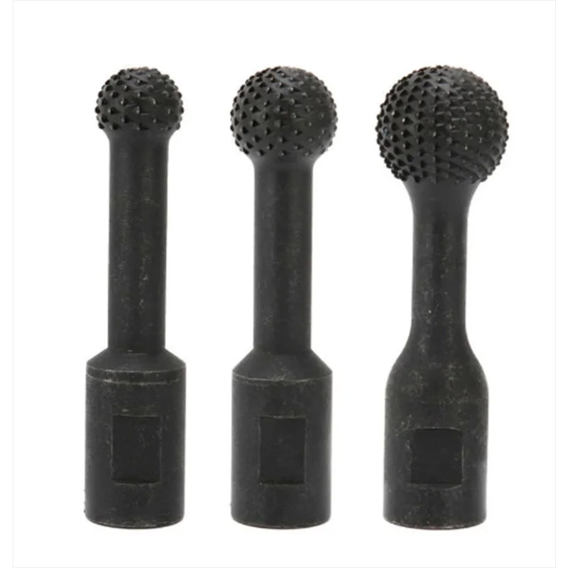 Sphere File Burr Wood Carving Polishing Drilling Bits Grinding Head for Angle Grinder woodworking tool