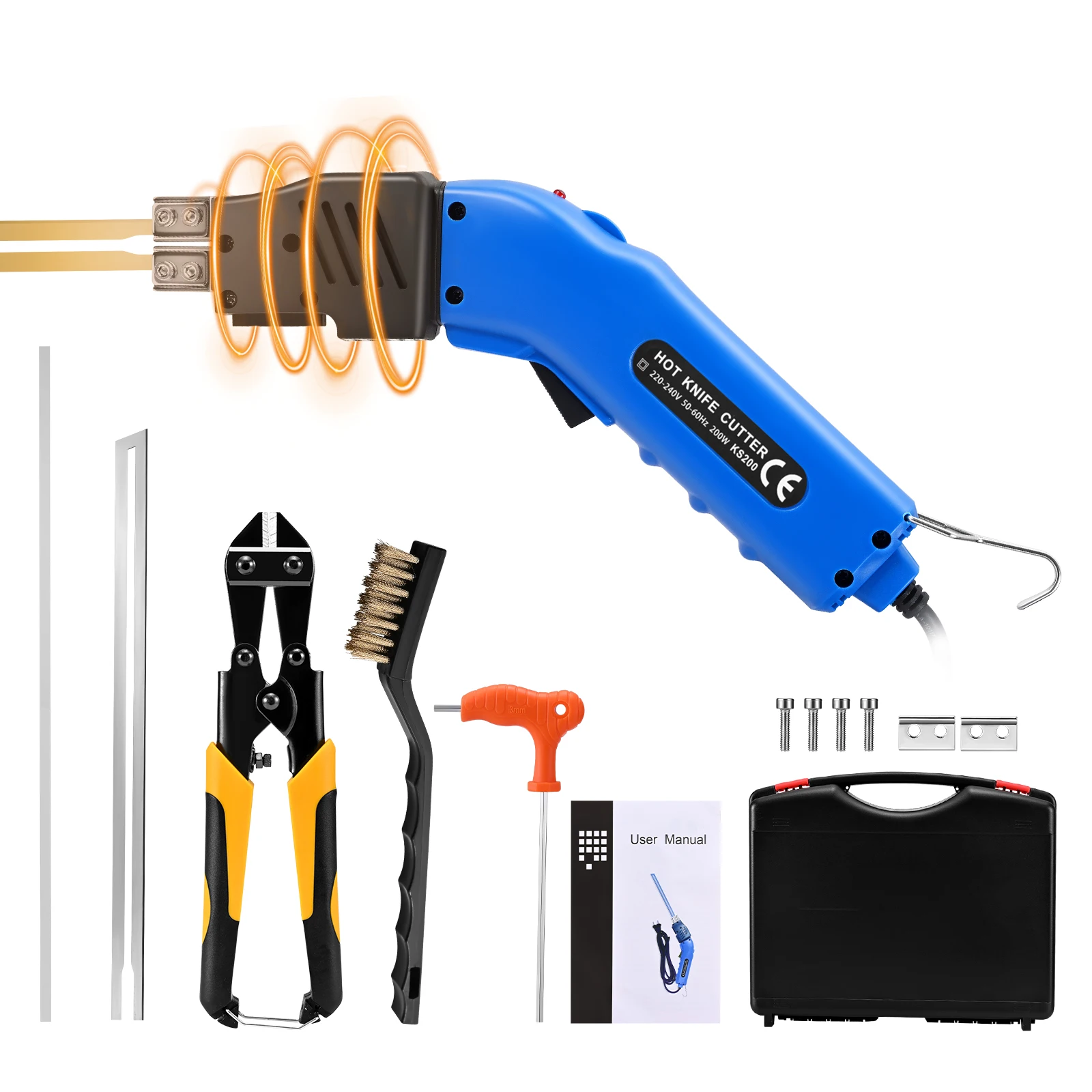 

Electric Foam Cutter Hot Knife Tool Polystyrene Styrofoam Cutting Machine Fabric Rope Cutter DIY Hot Cutting Tool Foam Cutter