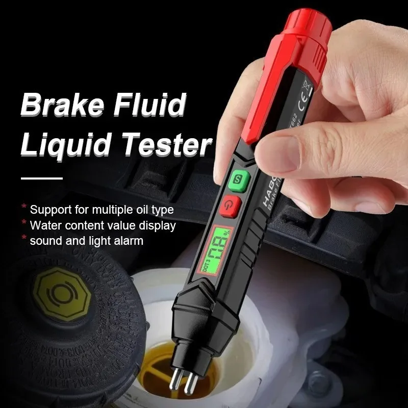 Brake Fluid Moisture Detector Pen for  HT662 Car and Motorcycle Brake Oil Testing