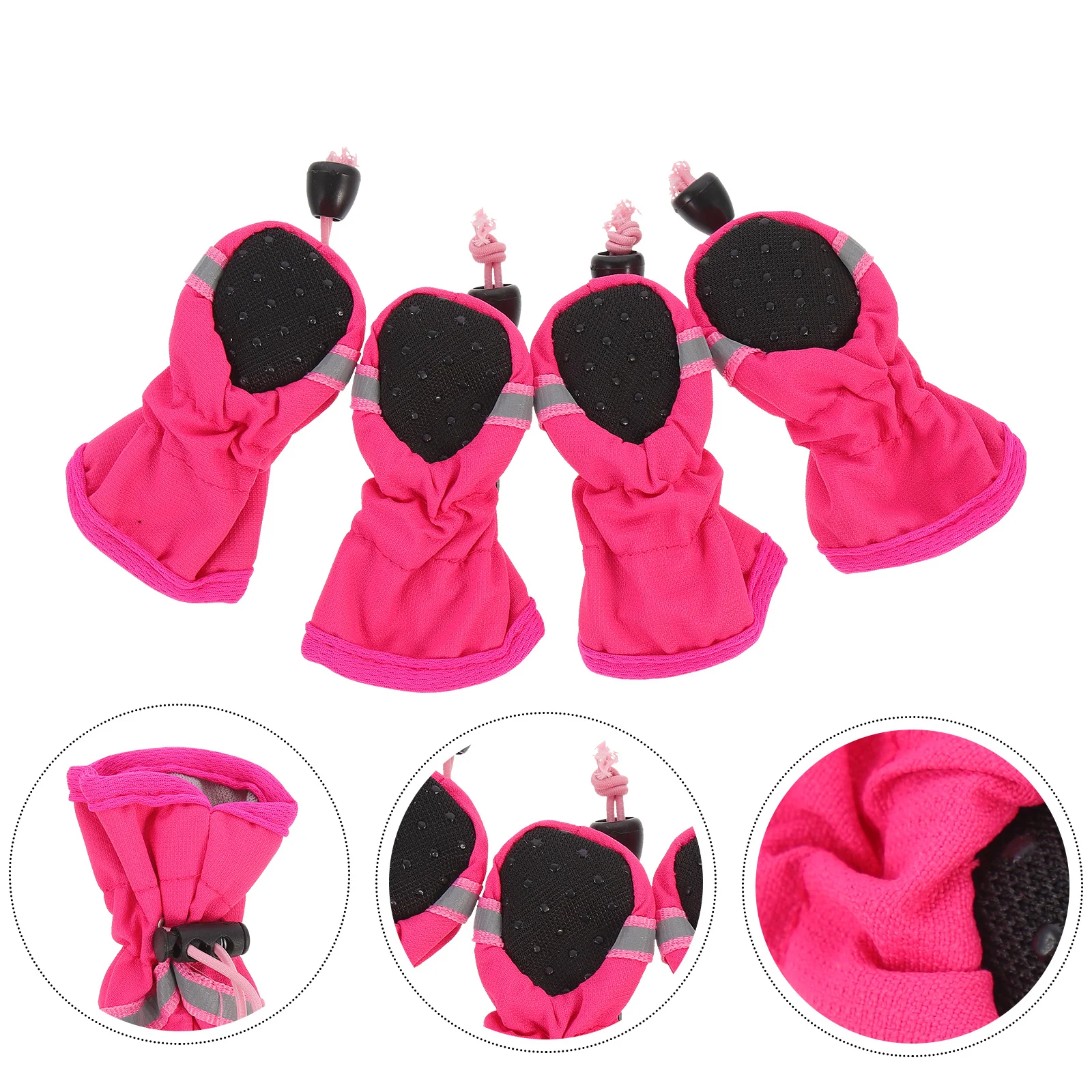

4Pcs Dog Boot Waterproof Pet Shoes Non-Slip Outdoor Rain Footwear Paw Protection Dog Shoes Waterproof Pet Boots