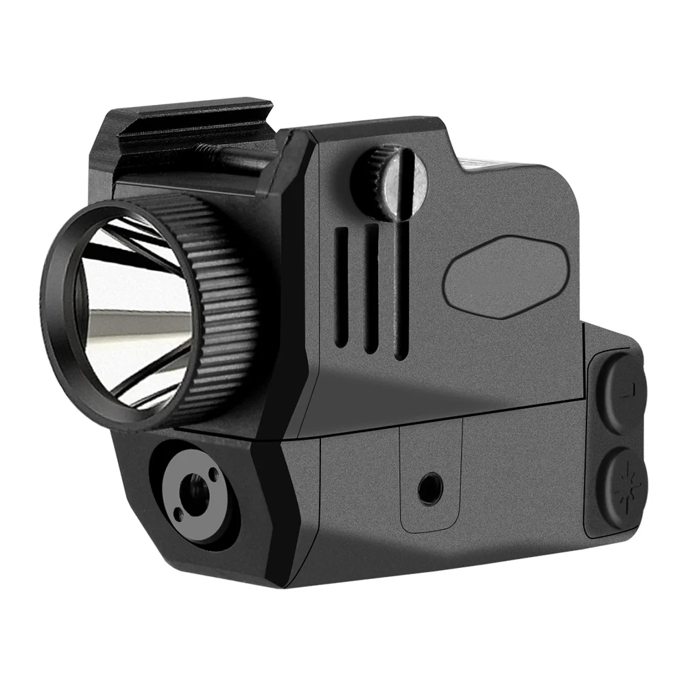 Compact Hunting Green Laser Sight Flashlight Combo Tactical Flashlight Nylon 500 Lumen 8X High Magnification Magnetic