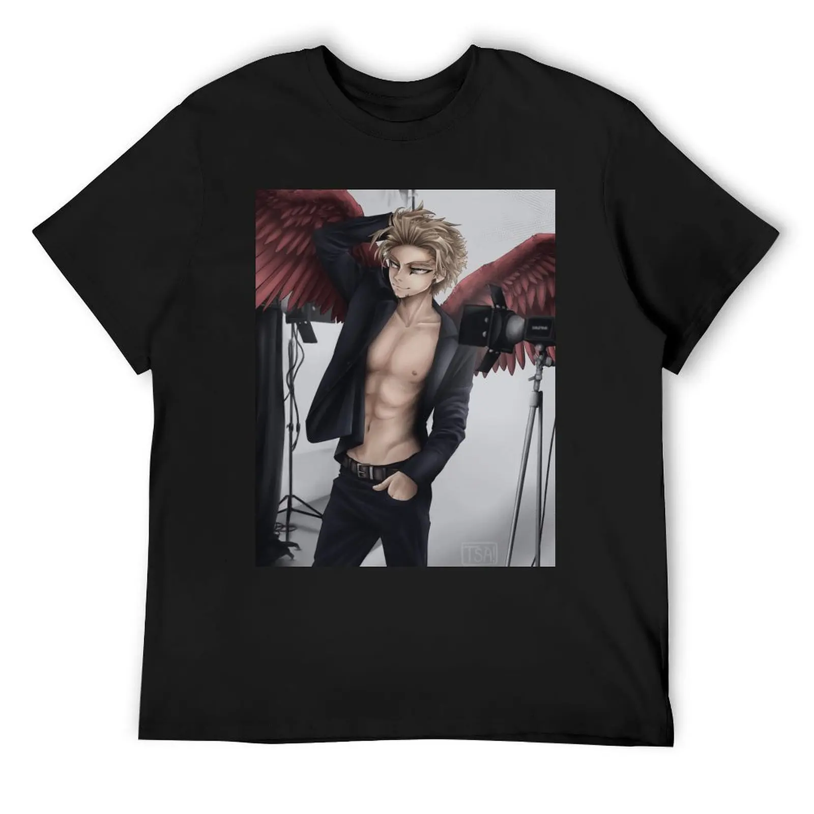 Photoshoot Hawks T-Shirt anime stuff kawaii clothes plain graphic tee shirt tee shirts for men