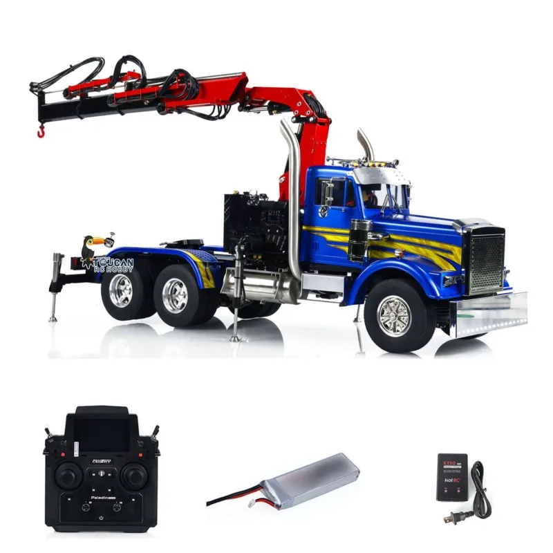 1/14 RTR 6x6 هيكل معدني 56344 RC شاحنة جرار لتقوم بها بنفسك سيارات راديو التحكم مركبة ضوء الصوت الدخان PL18 نموذج لألعاب TAMIYAYA