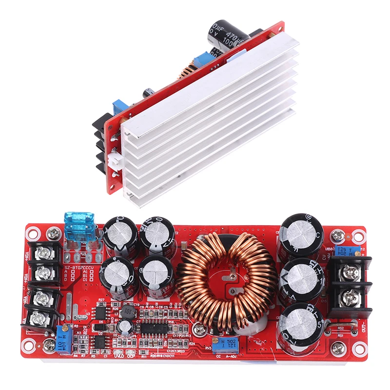 1200W 20A DC-DC Converter Boost Car Step-up Power Supply Module 8-60V To 12-83V