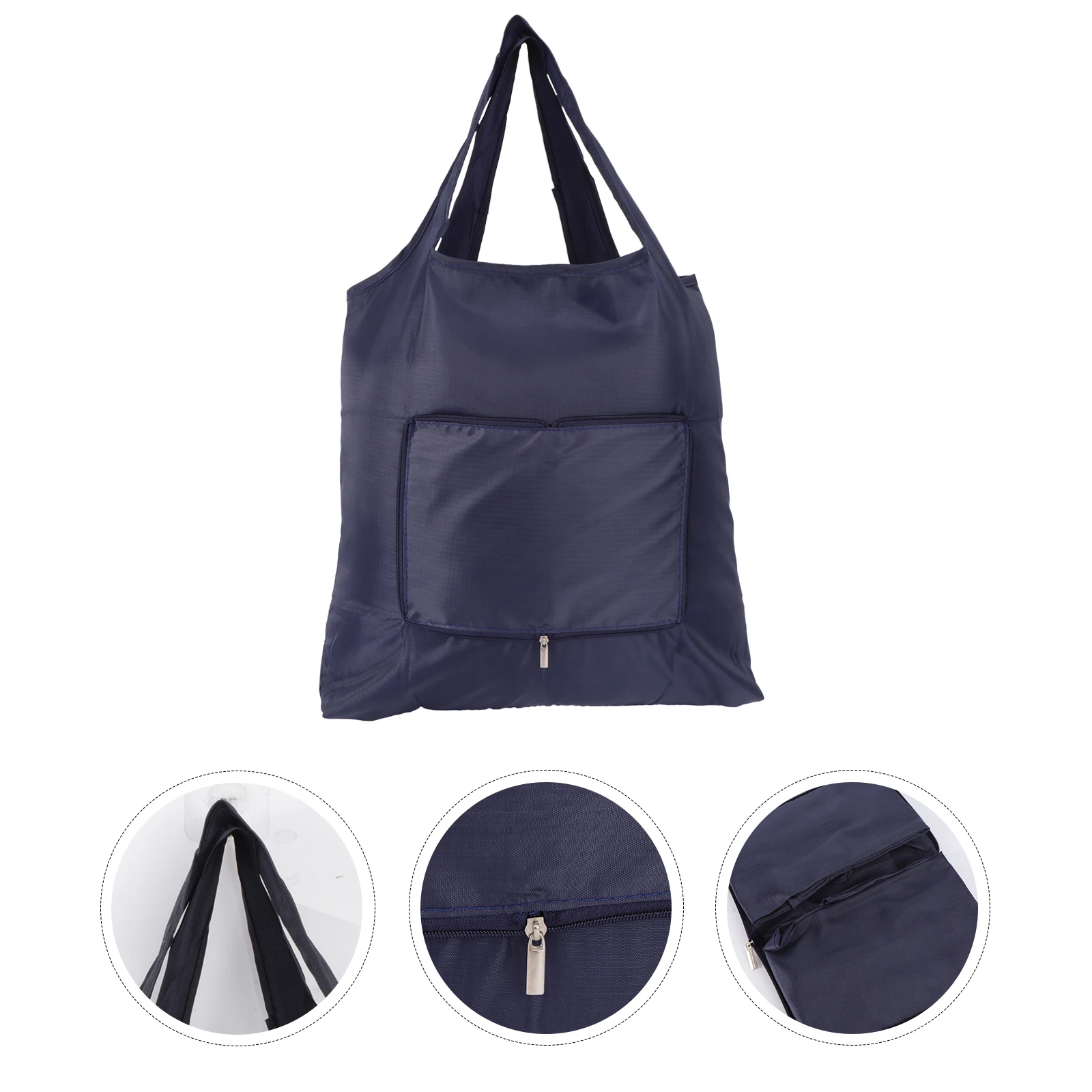 

2Pcs Reusable Oxford Cloth Shopping Bags Waterproof Foldable Lightweight Large Capacity Tote Pouches Supermarket Storage