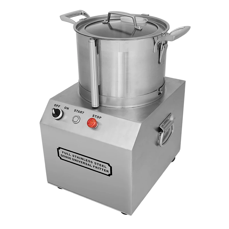 LR-QS-806 آلة تقطيع الخضراوات التجارية المروحية وعاء الغذاء الصف مطعم فندق الاستخدام-لثوم الفول السوداني الفول السوداني