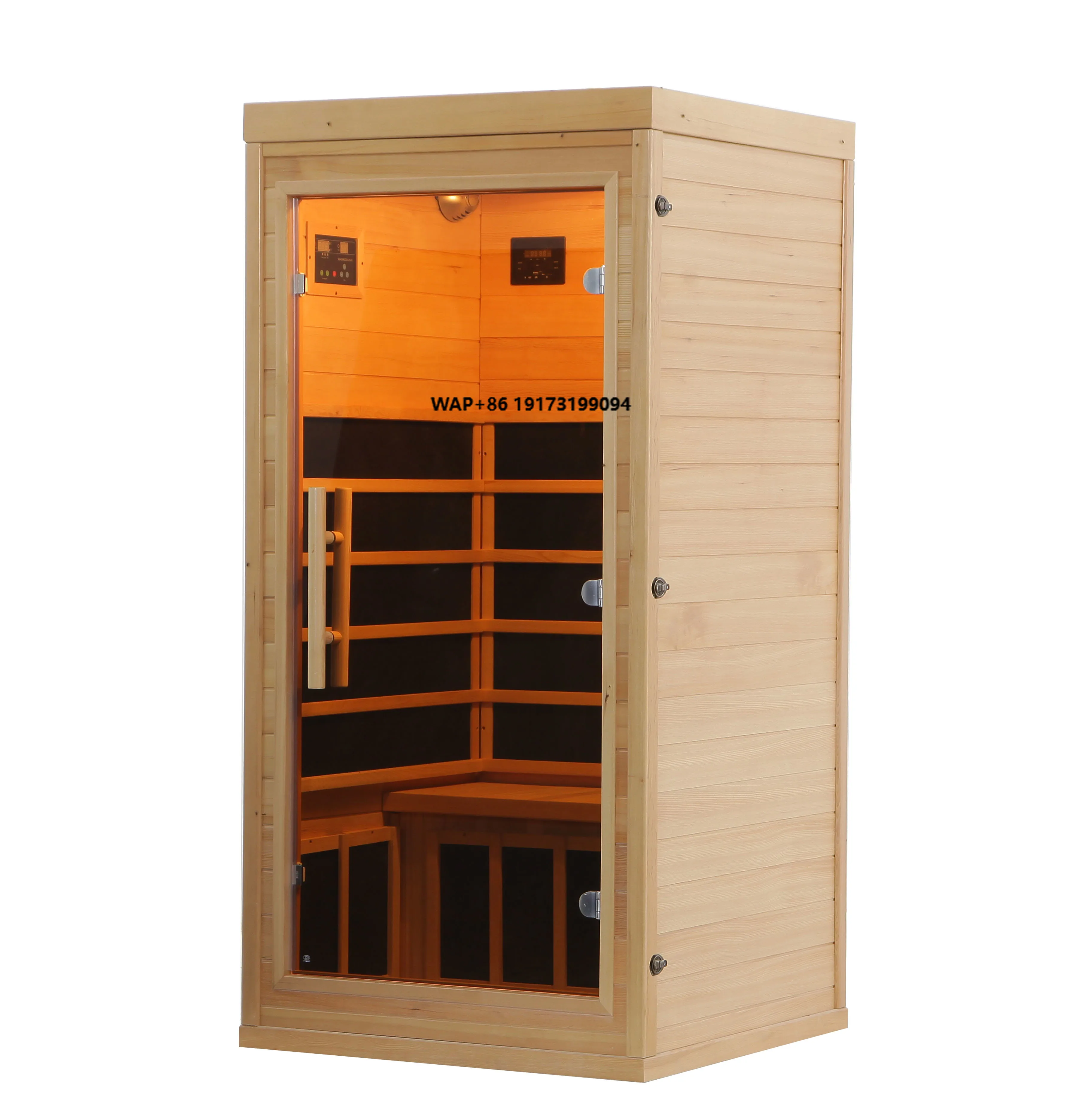 Rooms Infrared Solar Powered Solid Wood Price Steam Dry Sauna Shower Room with 3-Year Warranty for Spa