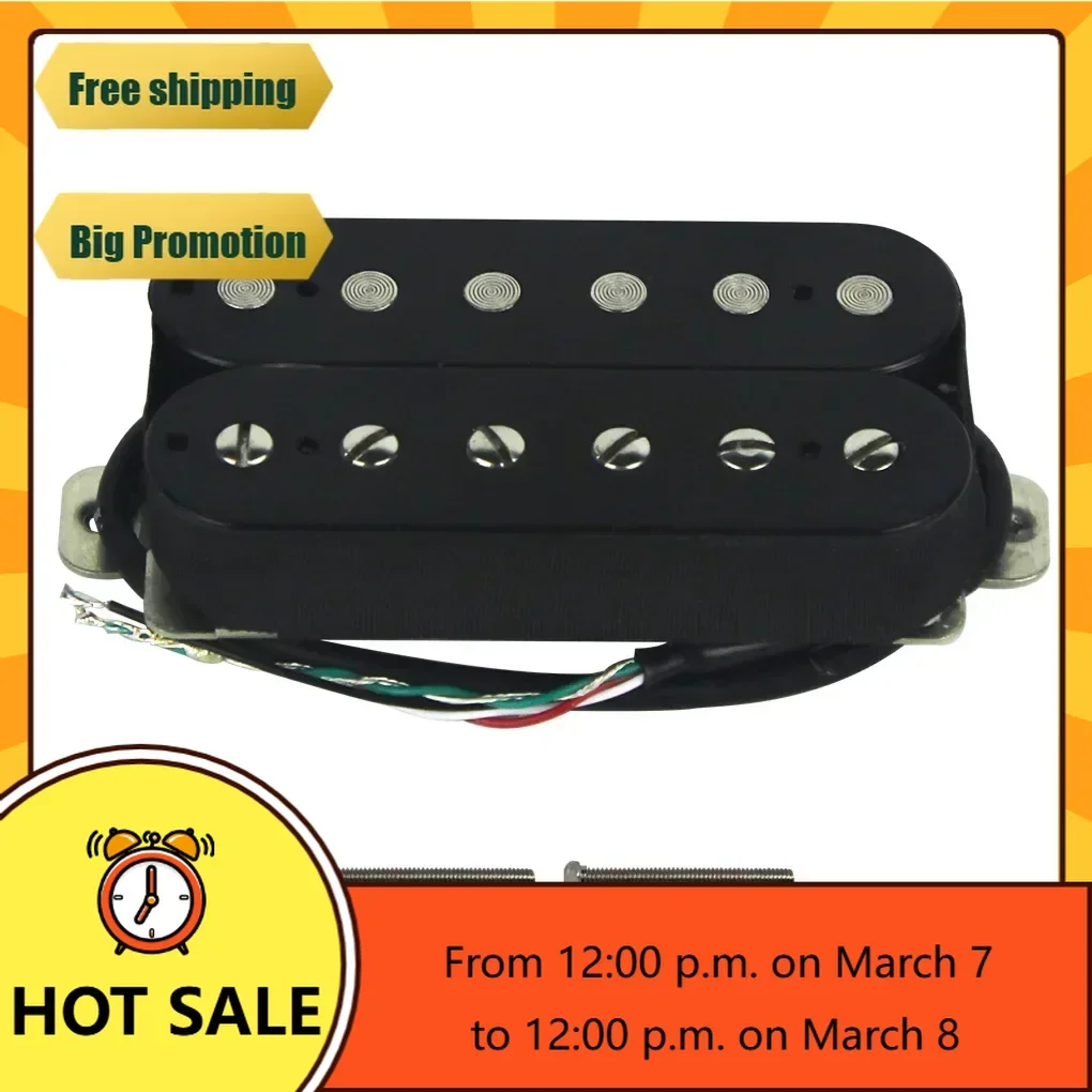 

QX Music Store-NEW Alnico 5 Electric Guitar Double Coil Humbucker Pickup 4 Conductors Bridge or Neck Pickup,Multi Colors Choose