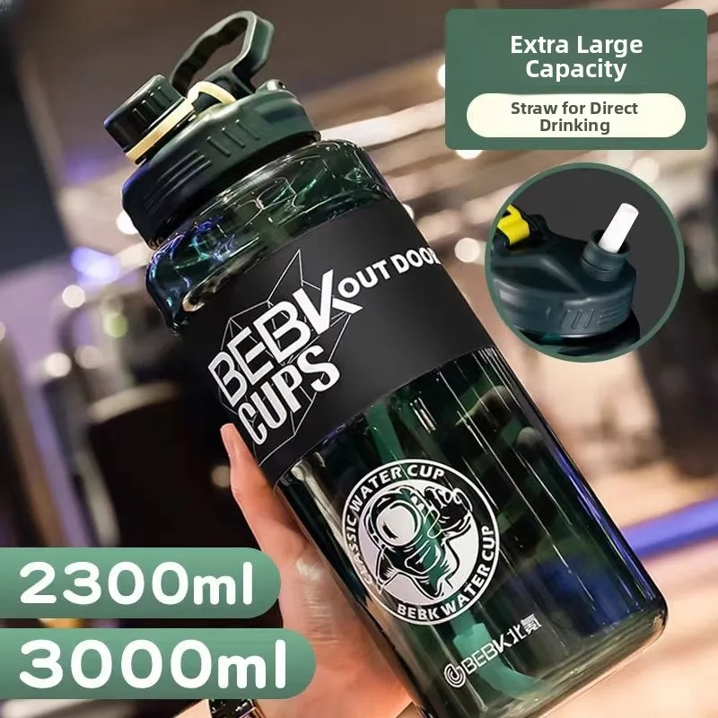2025 New 2000ml Large Capacity Water Cup Portable Men's Worksite Labor Proof Drop-resistant Stainless Steel Cup for Outdoor Use