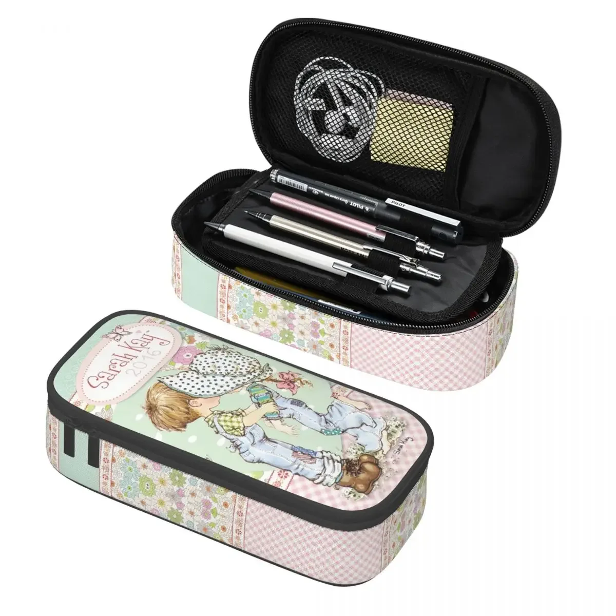 

Корейский пенал с героями мультфильмов Сара Каваи для девочек и мальчиков, большой пенал для хранения, канцелярские принадлежности для студентов