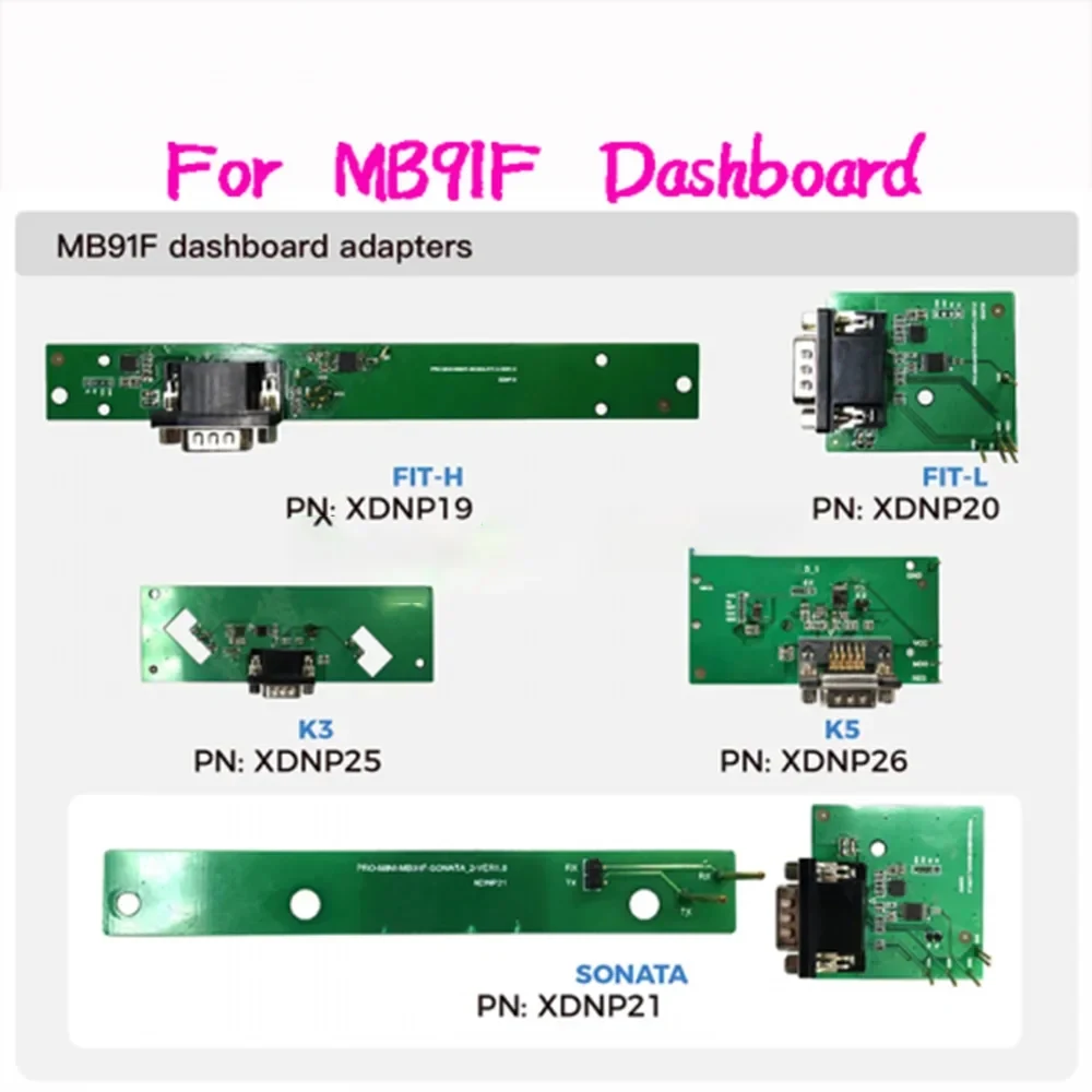 

Xhorse XDNPP3 MB91F Doshboard Adapters Solder-Free For Honda KIA Hyundai