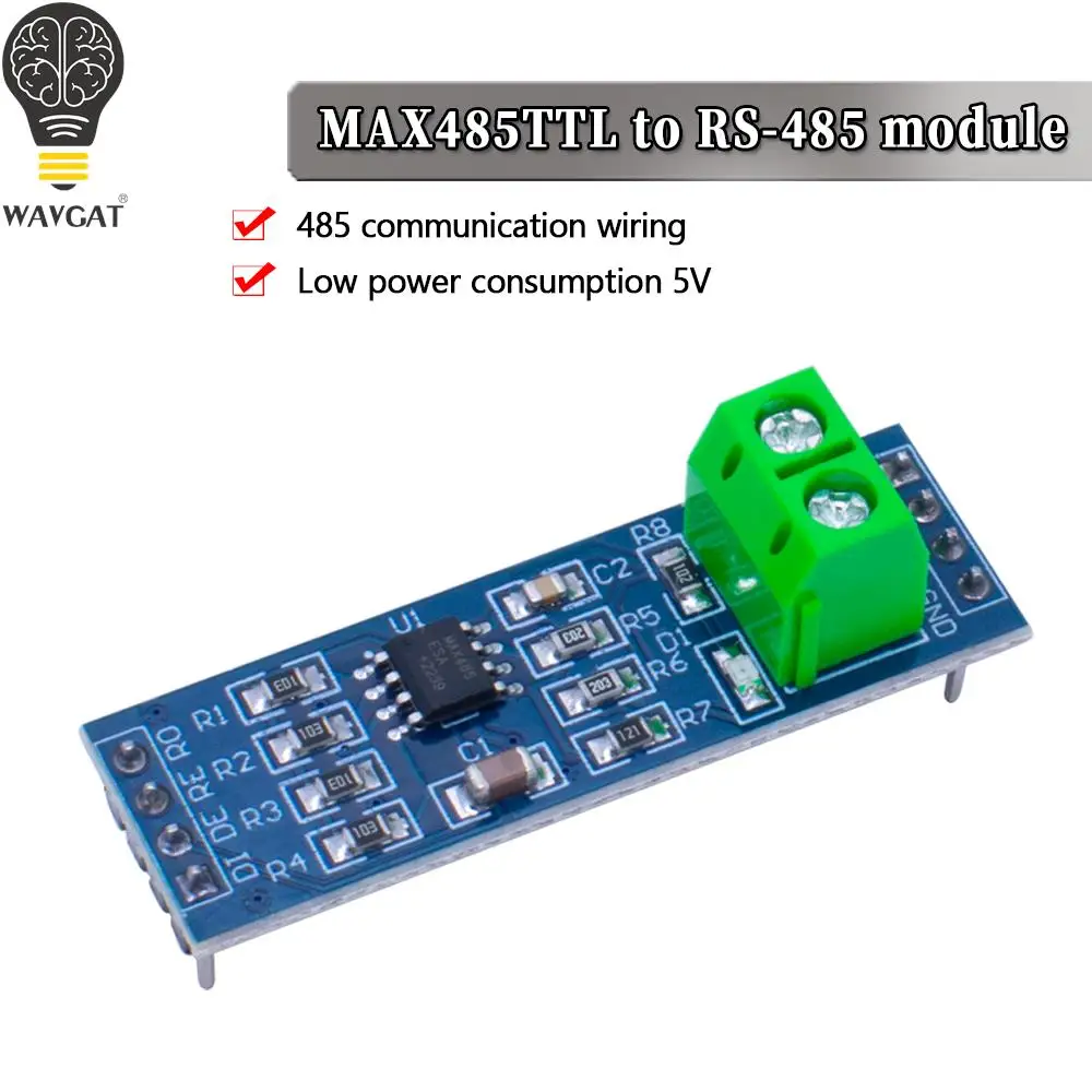 Moduł MAX485 RS-485 TTL na RS485 moduł konwertera MAX485CSA do układów scalonych Arduino
