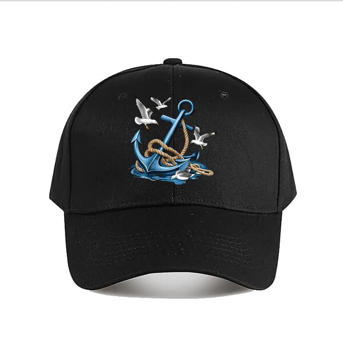 Nautical Anchor Seagull Rope Ocean Baseball Cap Fashion Men Sunhat Women's Outdoor Sports