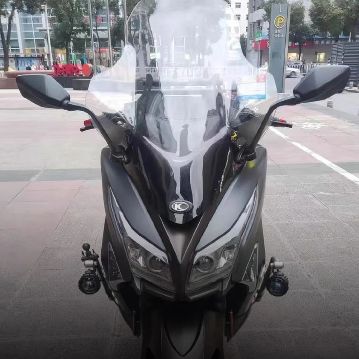 

For KYMCO Xciting S400 Xciting400 2019-2022 Motorcycle bumper body protection bar pedal bracket anti fall bar