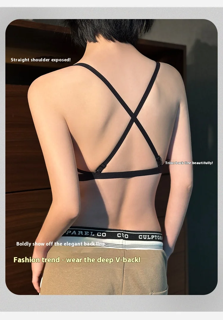 new Wowen Bra with Small Breasts Women Front Button One-piece Wireless Underwear Beautiful Back Seamless Lift Type Brassiere image 5