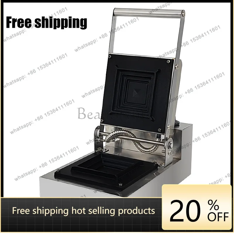 LS machine double-sided heating bursting toast machine bread machine edge sealing hot pressing snack equipment