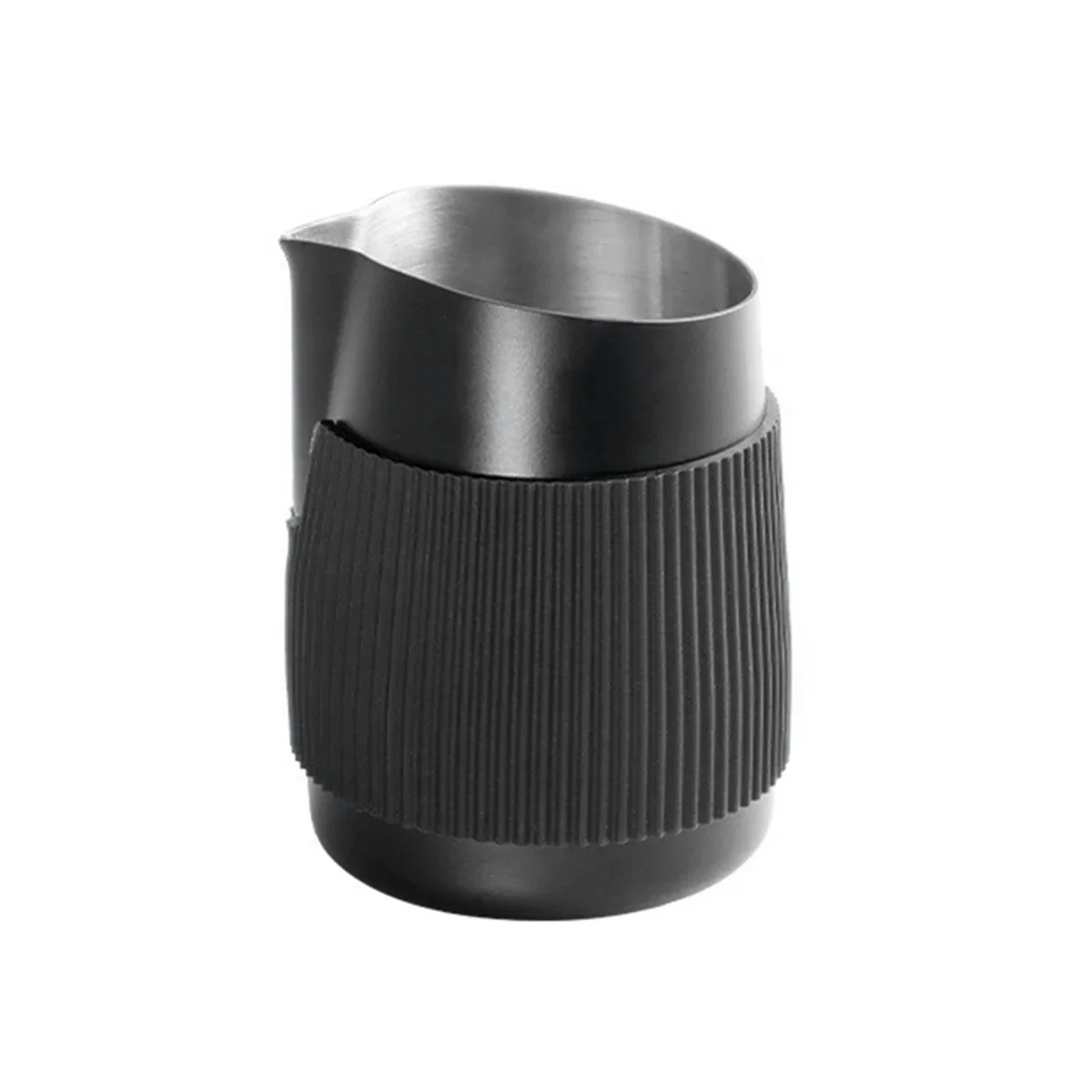 AT16 Pointed Mouth Oblique Mouth Pull Design Cup Solid Milk Color Foam Cup Anti-scalding Pull Design 420ml