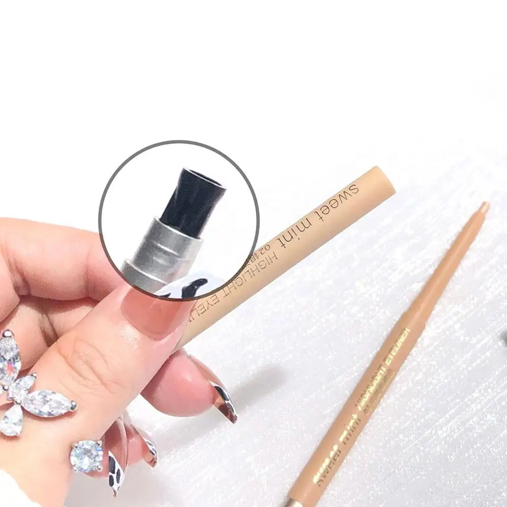 Shiny Lying Silkworm Eyeliner Pencil Galaxy Glitter Eyeshadow Pen Long-lasting Waterproof Shiny Eyeliner Outline Pen Stick