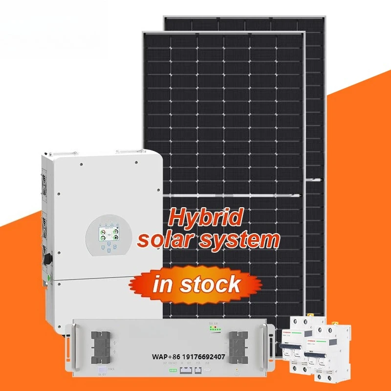 Deye Home Energy Storage High Quality 5KW 8KW 10KW 12KW Off Grid Hybrid Solar System Set Complete Solar Panels