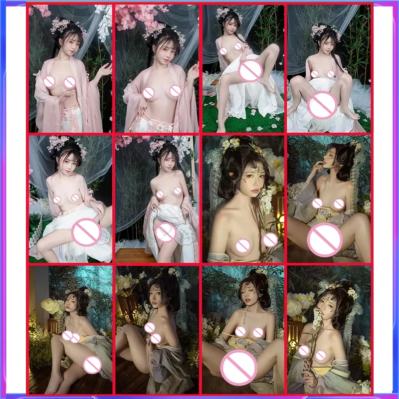 

Nude Cosplay Collection Card 24pcs ACG Sexy Naked Cards Adult Toys COSER DIY Goddess Story Boys' Collectibles 5.4*8.6cm No.-6