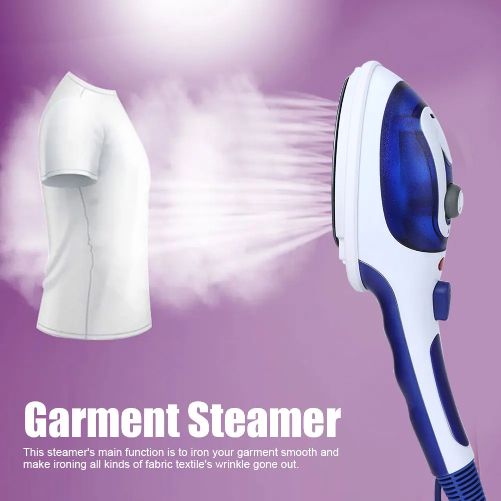 Portable Handheld Garment Steamer 110V - Instant Wrinkle Remover for Clothes, Fabric, Home & Travel - US Plug (Fast Heating)