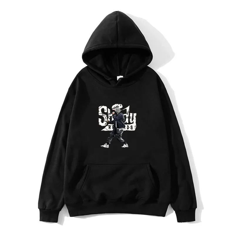 Eminem Hoodie Winter Fleece Comfortable Sweatshirt Funko Pop RAPPER Hooded Fashion Clothes Men Long-sleeved Hoody