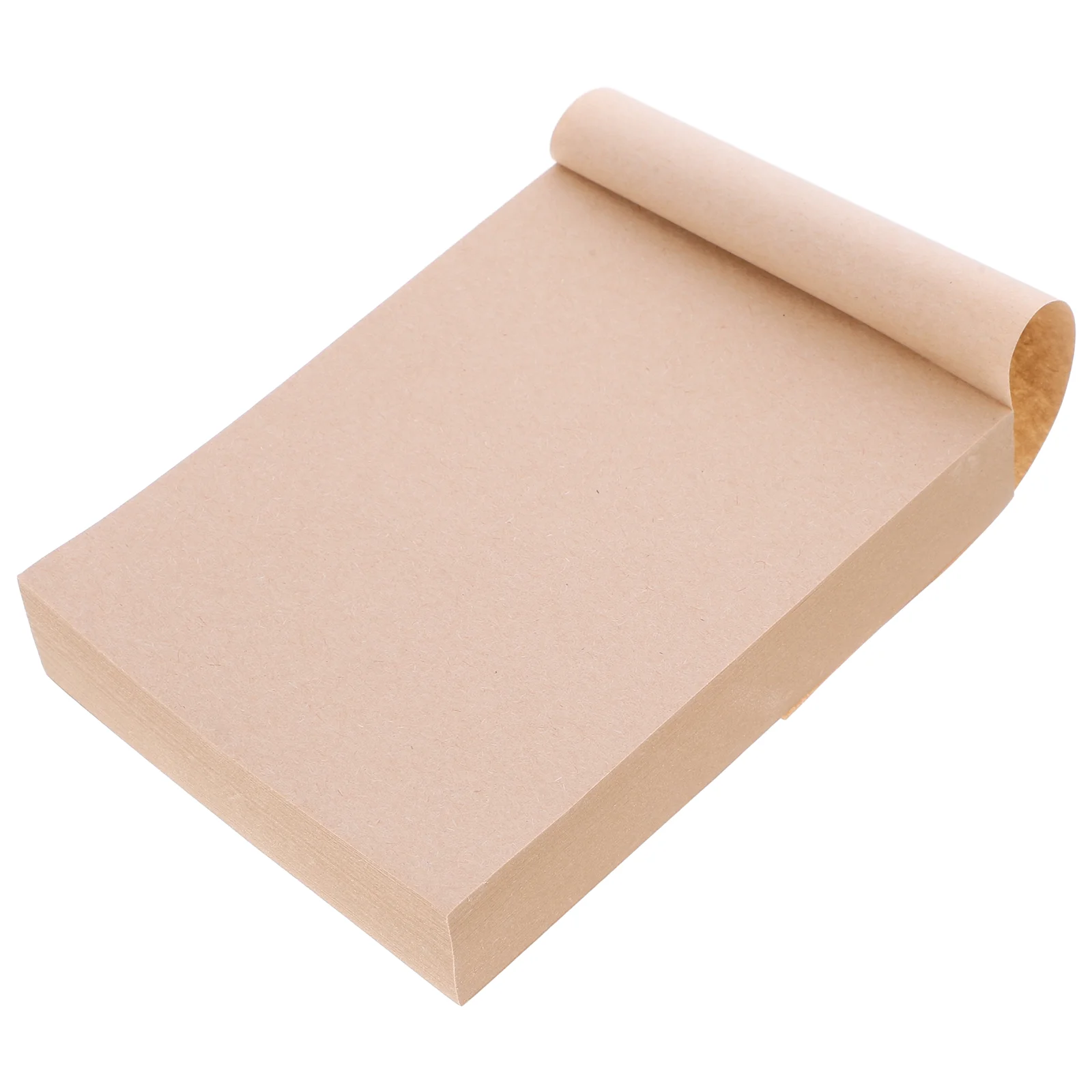 

4 Books Notepads Draft Cartoon Paper Notebook 1320X950X001CM Non-stick Memo Portable Brown for Office
