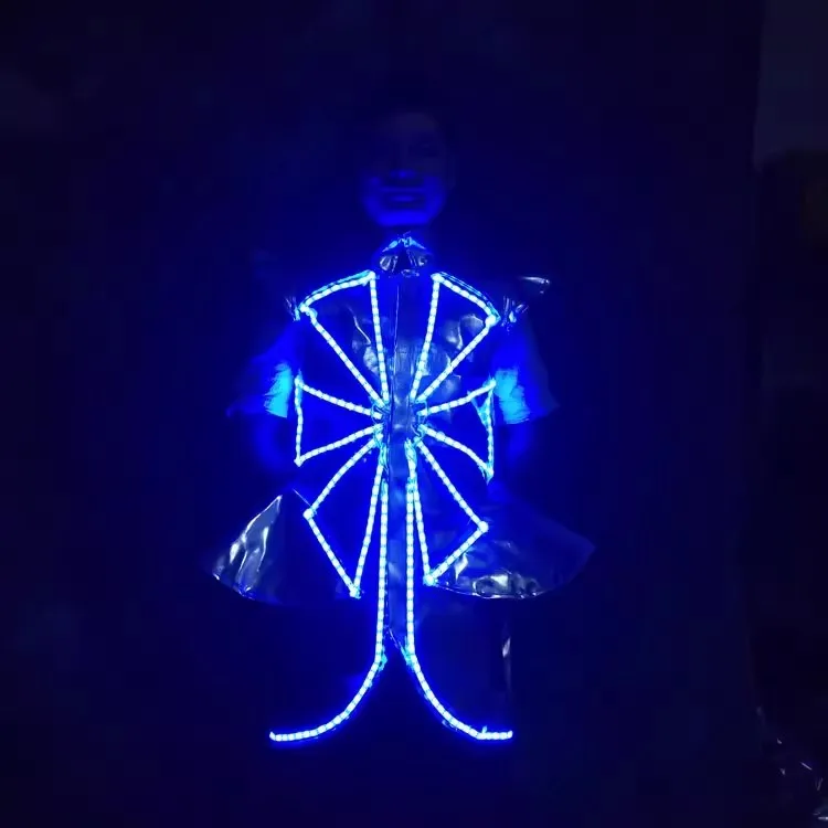 

Светодиодный треугольный жилет для сценических выступлений, светящаяся куртка для ночных клубов, баров, KTV-шоу и работы с алкоголем