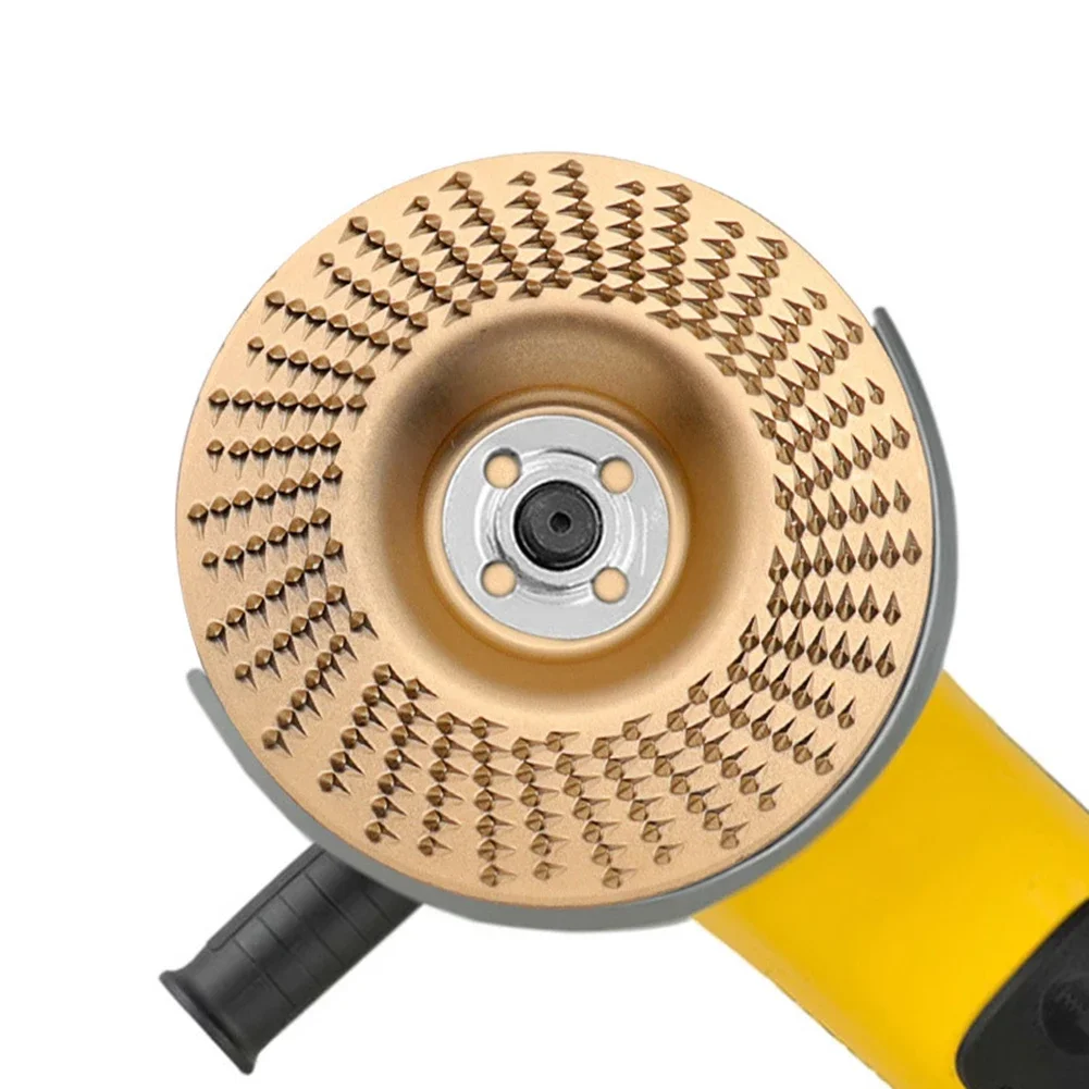 Wood Grinding Wheel Angle Grinder Disc Wood Grinding Polishing Wheel Rotary Disc Sanding Wood Carving Tool Abrasive Disc Tool