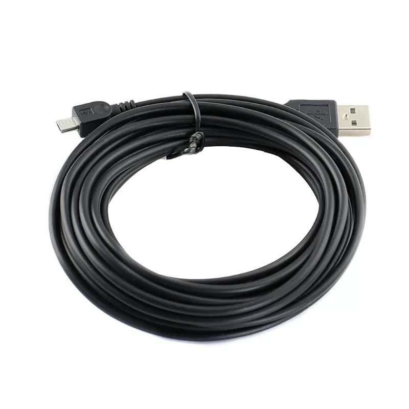 

Super Long Micro USB Charging Cable for K3 Thermometer / IP Camera / CCTV Cable 5m Cable