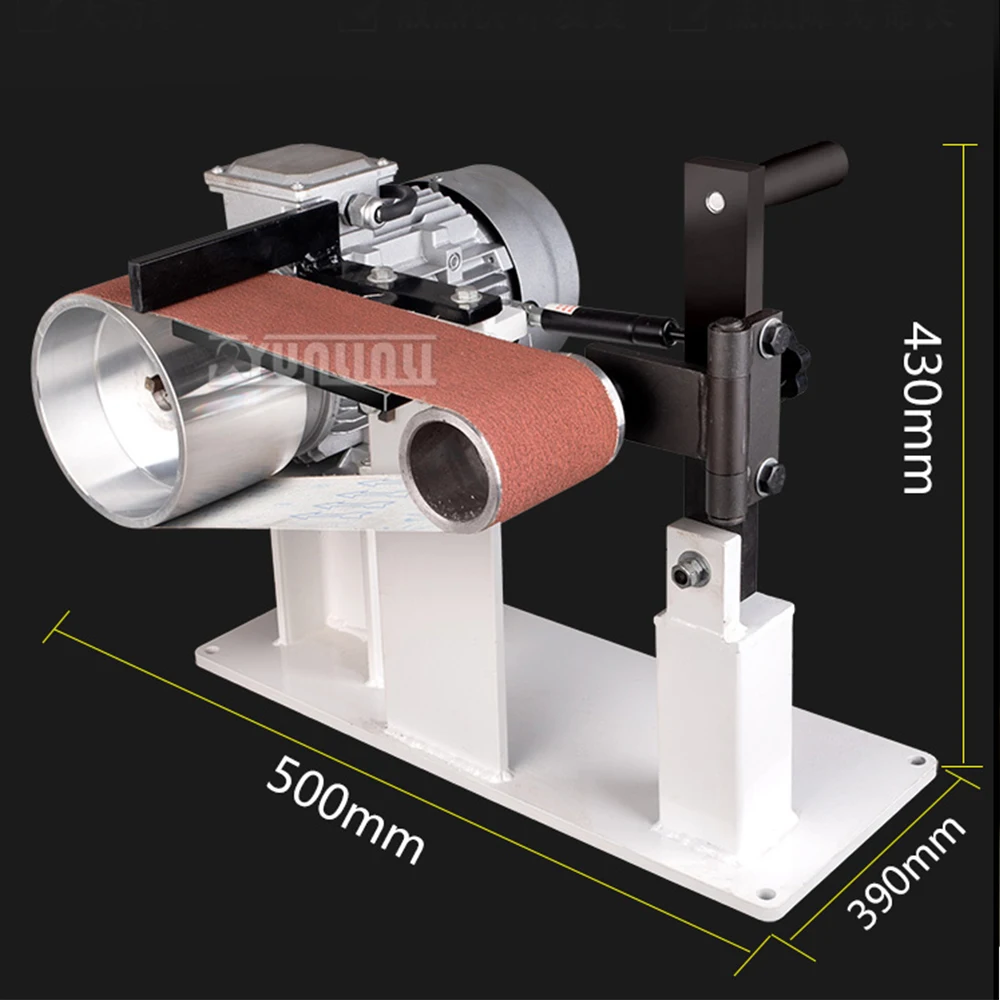 Lijadora de banda Vertical y Horizontal 915, rectificadora y pulidora de metales, desbarbado y afilador de cuchillos, 2,2 kW