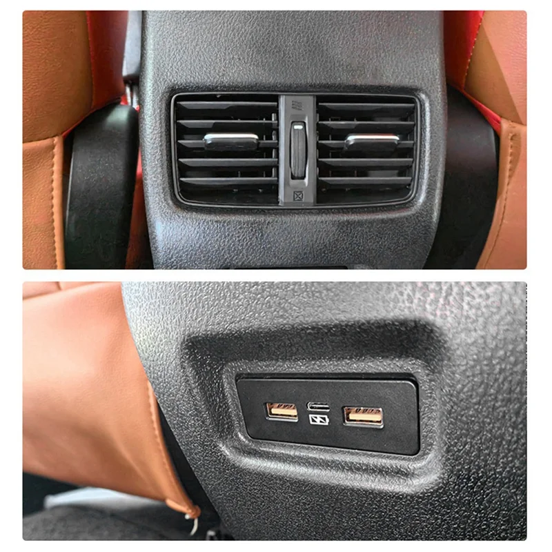 

For Toyota RAV4 2013-2018 Rear Air Conditioning Outlet Armrest Box Interior Air Vent-A99D