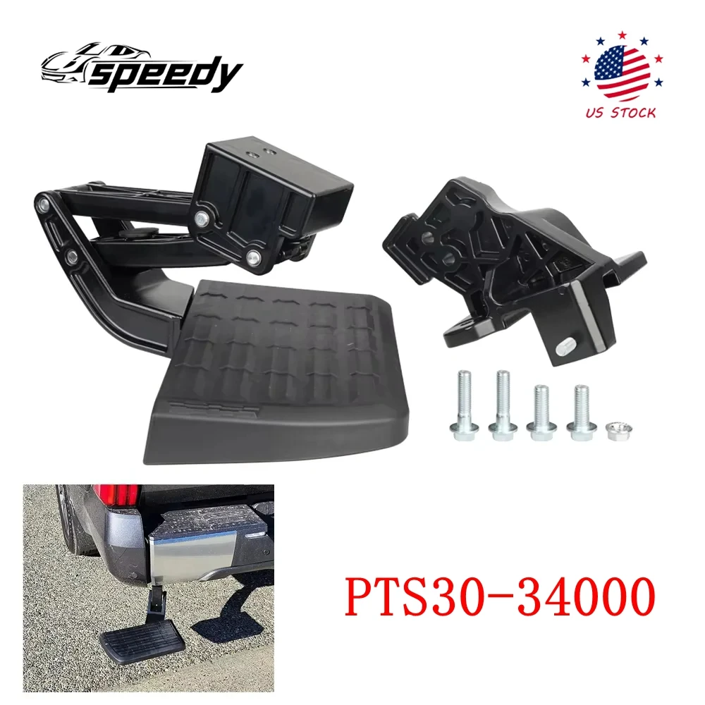 

PTS30-34000 Bed Step Spare Parts Black For Toyota Tundra 2022 2023 Folding Truck Step Retractable Bumper Tailgate Step