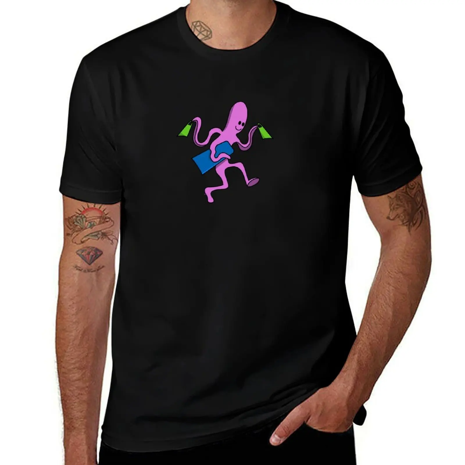 

Boogie Octopus T-Shirt luxury designer blacks summer top summer shirt shirts graphic tee men