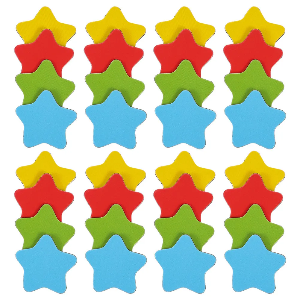 160Pcs Star Rail Magnet For For Classroom Decoration Student Educational Magnets Vibrant Colors Design