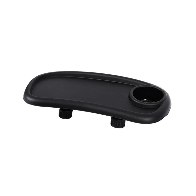 97BE Stroller Tray with Cup Holder Pushchair Tray Pram Accessories Non-slip Tray Detachable Dining Table Tray