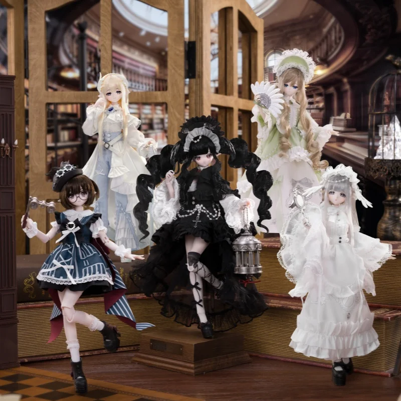Authentique Mitian 4ème Génération BJD Blind Box Poem of Feather Mist Series Poupée Articulée Idéale pour Collection, Cadeau ou Décoration de Bureau