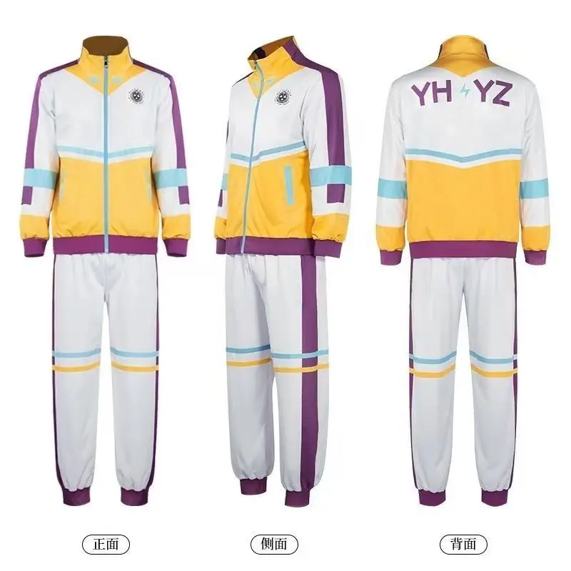 2024 New Anime Nutclear Boom Ying He Yi Zhong Cosplay Costume NUT All Staff Campus Athletic Wear Coat Adult Man Gymnastics Suit