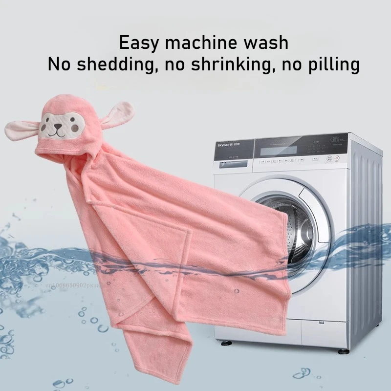 Asciugamano da bagno per neonato con cappuccio Ragazzi Ragazze Morbido delicato sulla pelle Accappatoio per bambini altamente assorbente Accappatoio per bambini Roba per neonati
