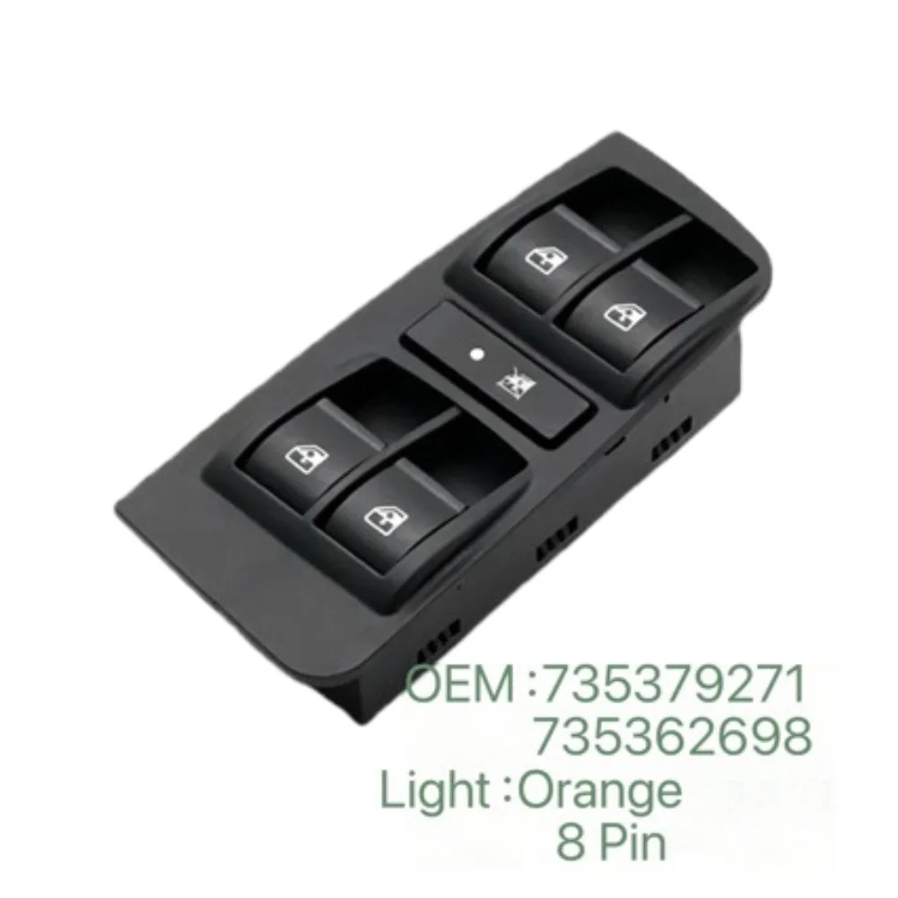 Car Electronic Power Window Control Switch OEM Part Number 735379271 For Fiat For Palio 2003-04 Replacement Car Accessories