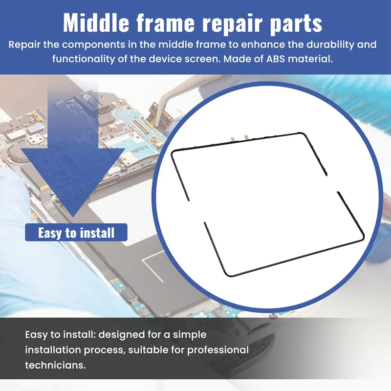 Middle Bezel Frame Repair Parts For Samsung Z Fold 5 LCD Screen Holder Digitizer Plate Replacement