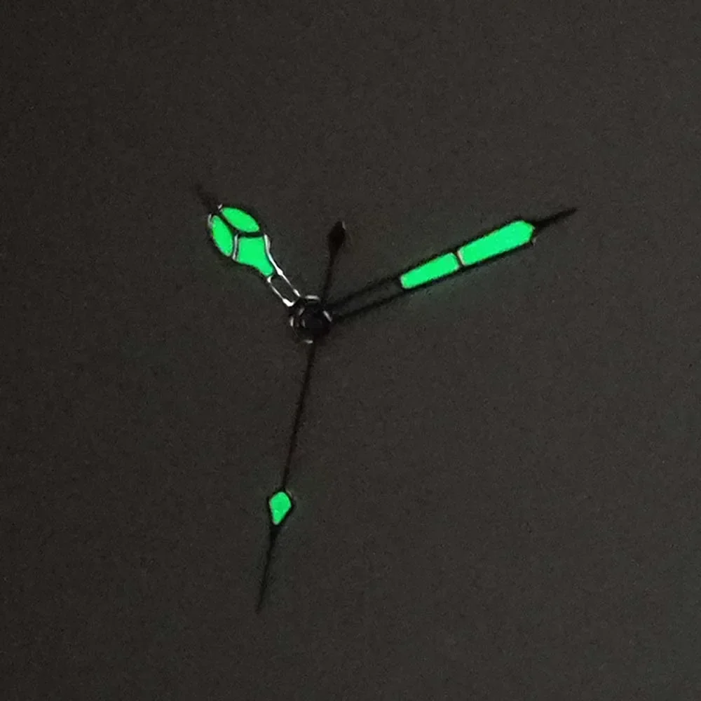 أيدي مضيئة مؤشرات ساعة خضراء ، حركة DIY بها بنفسك ، أسود ، فضي ، ذهبي ، NH35 ، NH36 ، 4R ، 7S ، 8 مللي متر x 12.5 مللي متر x 13 مللي متر ، جديد